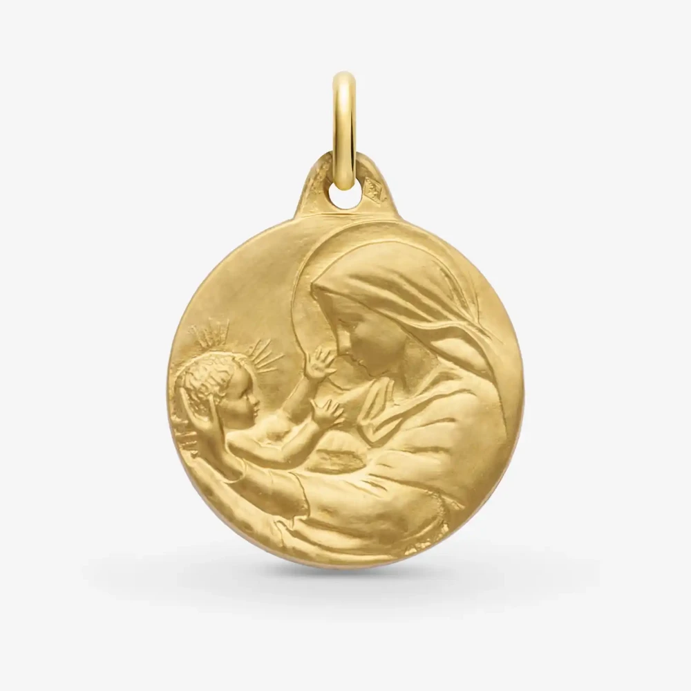 Photo de Médaille de la nativité - Or jaune 18 carats