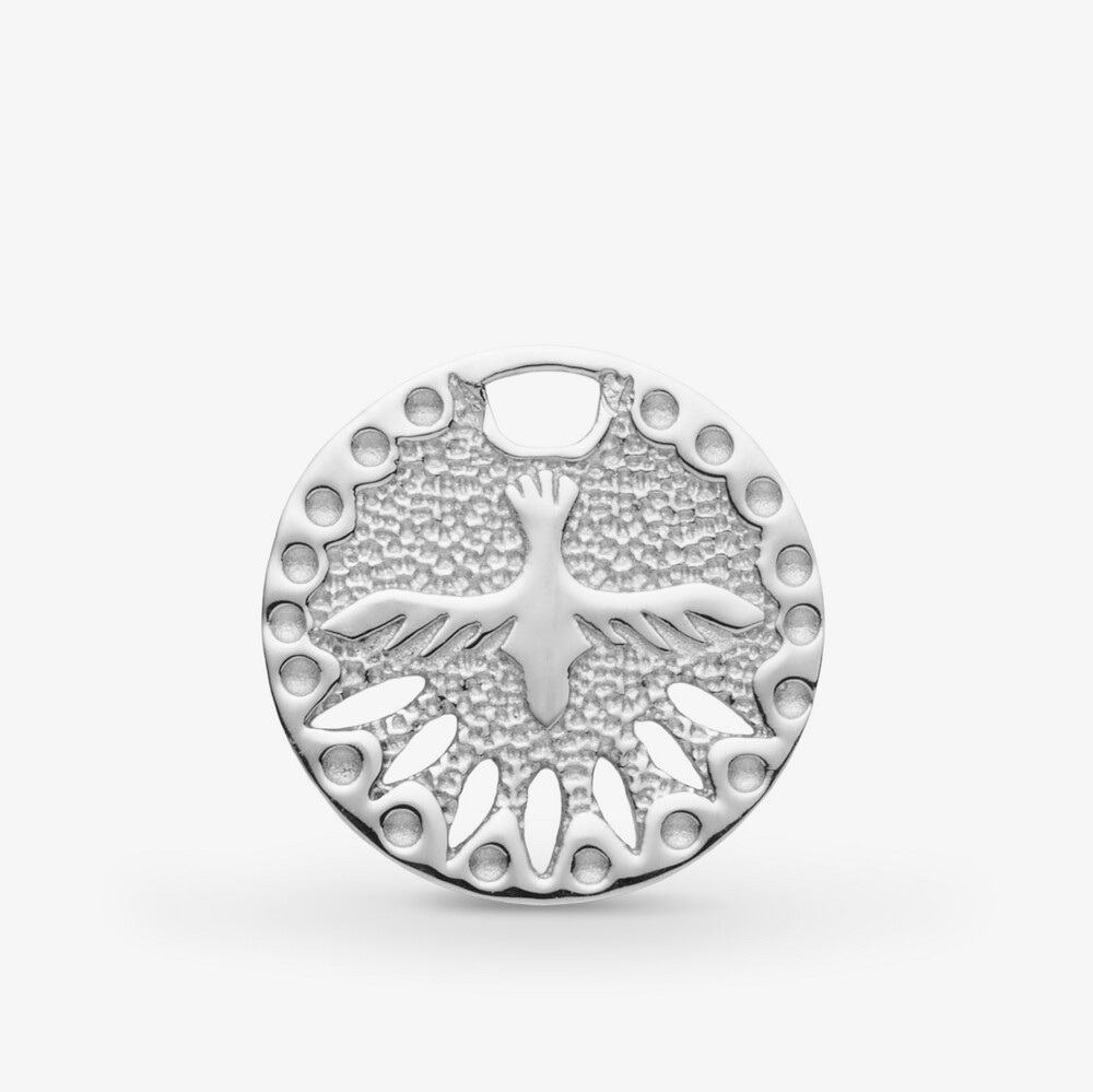 Photo de Médaille atelier saint esprit - or blanc 18 carats
