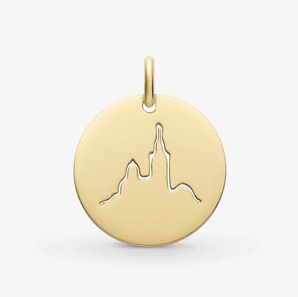 Photo de Médaille esquisse notre dame de la garde - or jaune 18 carats