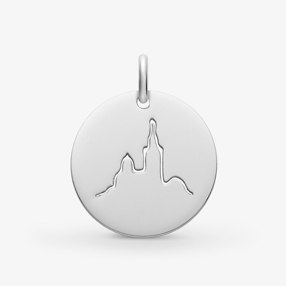 Photo de Médaille notre dame de la garde - or blanc 18 carats