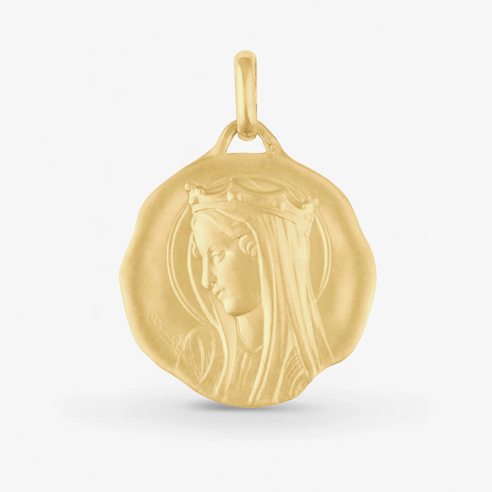 Photo de Médaille vierge du xiième - or jaune 18 carats