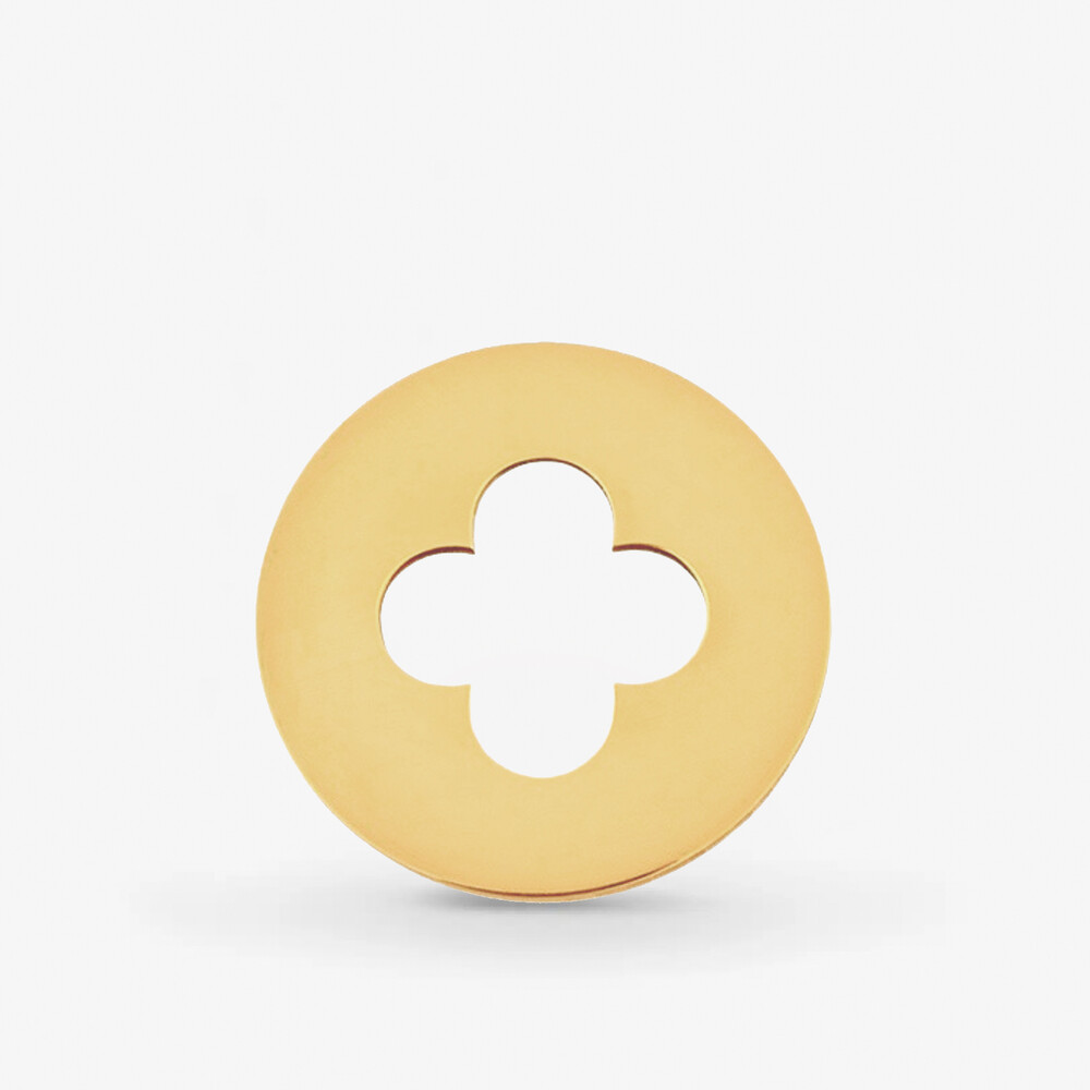 Photo de Pendentif croix romane - or jaune 18 carats
