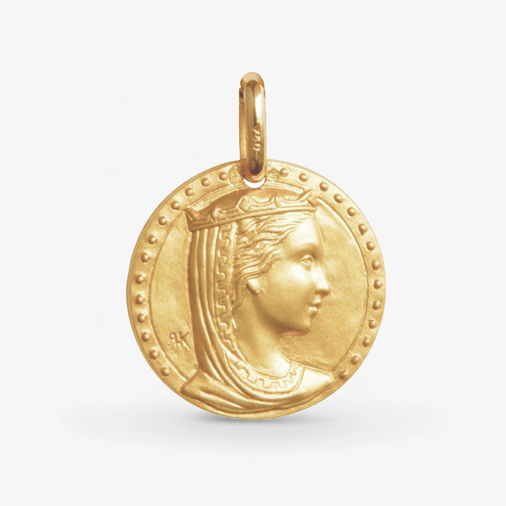 Photo de Médaille étoile du matin - or jaune 18 carats