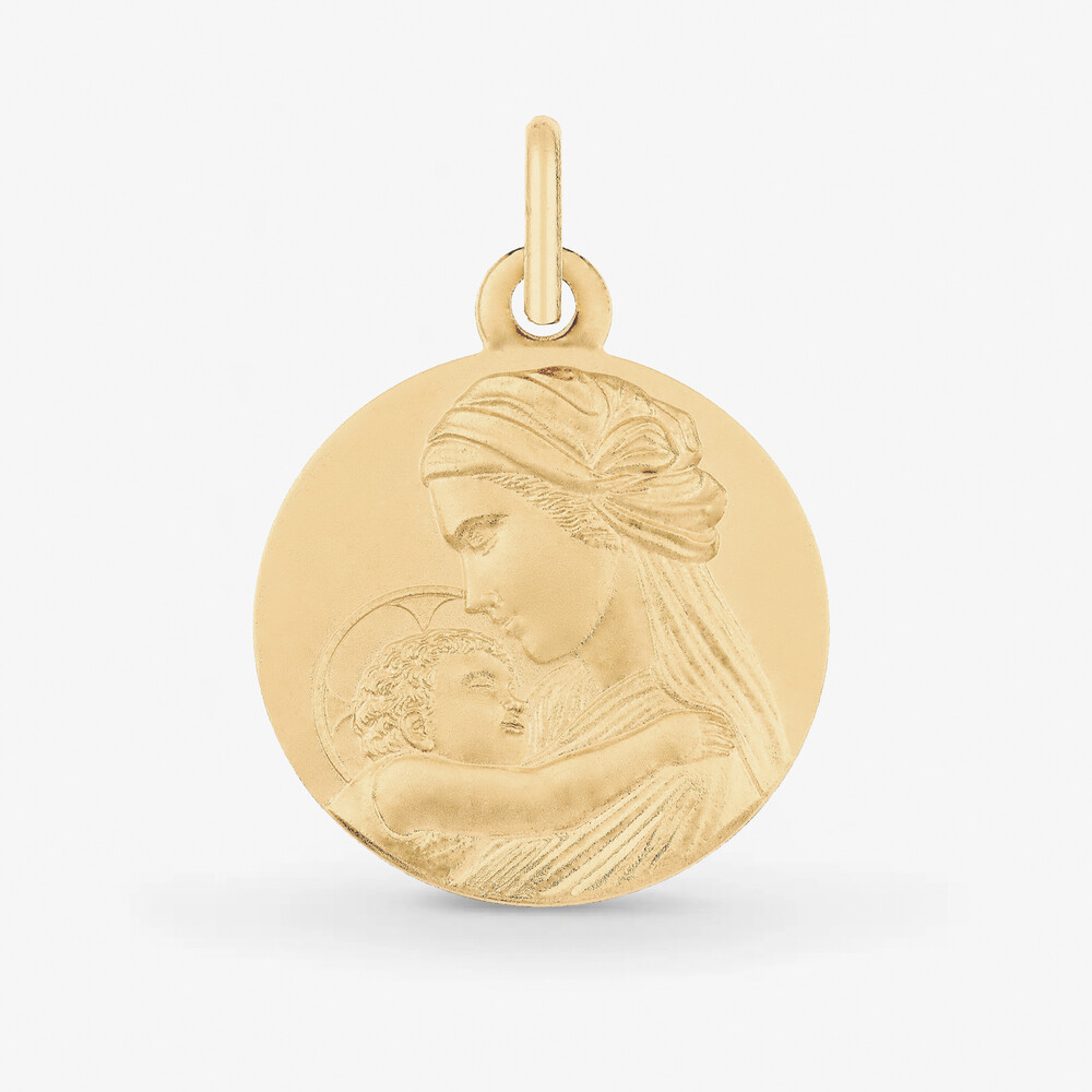 Photo de Médaille notre dame de douceur - or jaune 18 carats