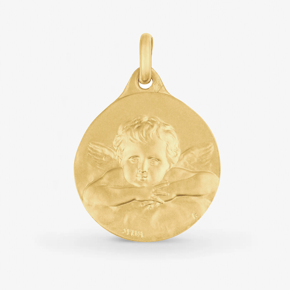 Photo de Médaille Ange de Paris - Or jaune 9 carats