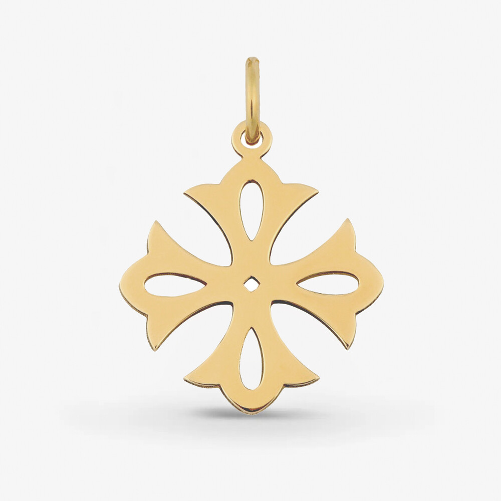 Photo de Pendentif croix copte - or jaune 18 carats