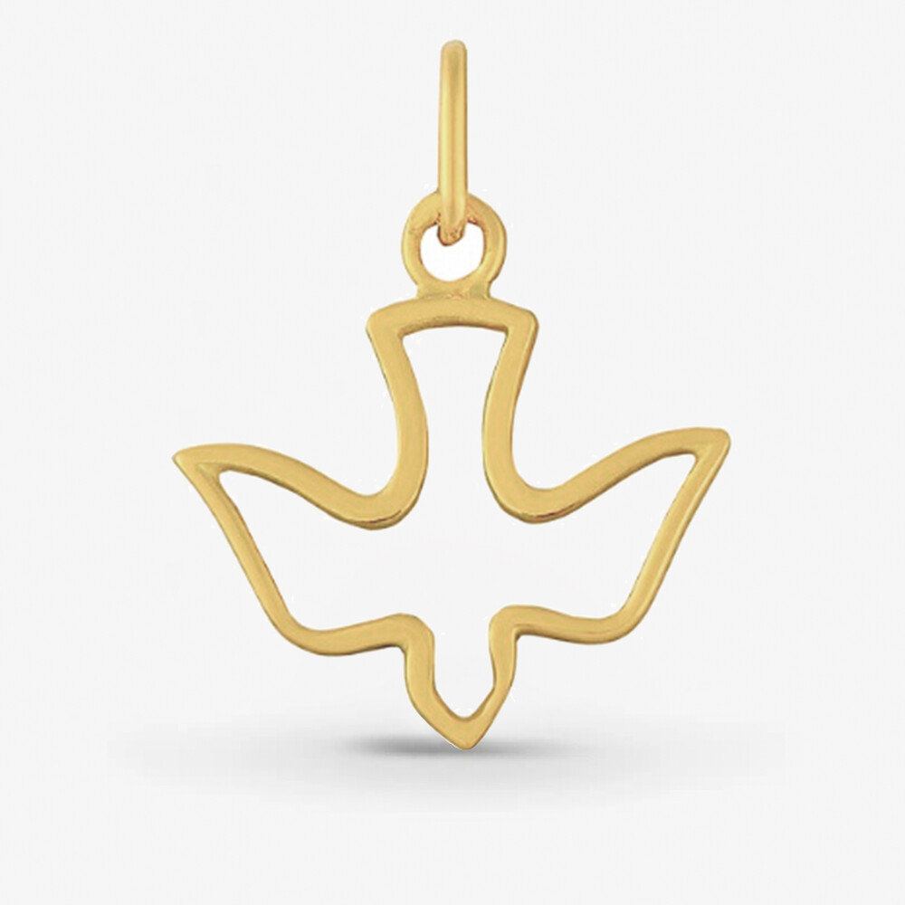Photo de Pendentif Saint Esprit - or jaune 18 carats