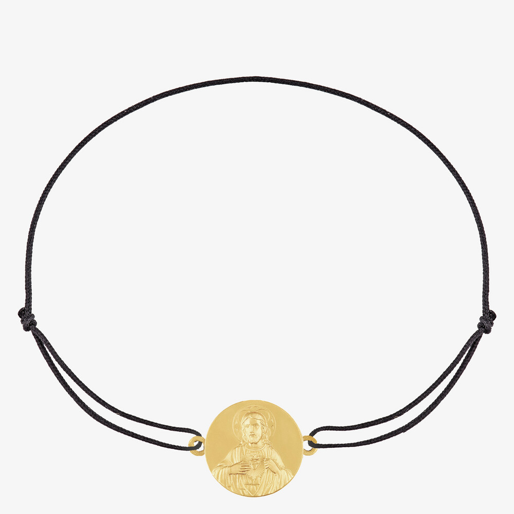 Photo de Bracelet Cordon Scapulaire - Or jaune 18 carats