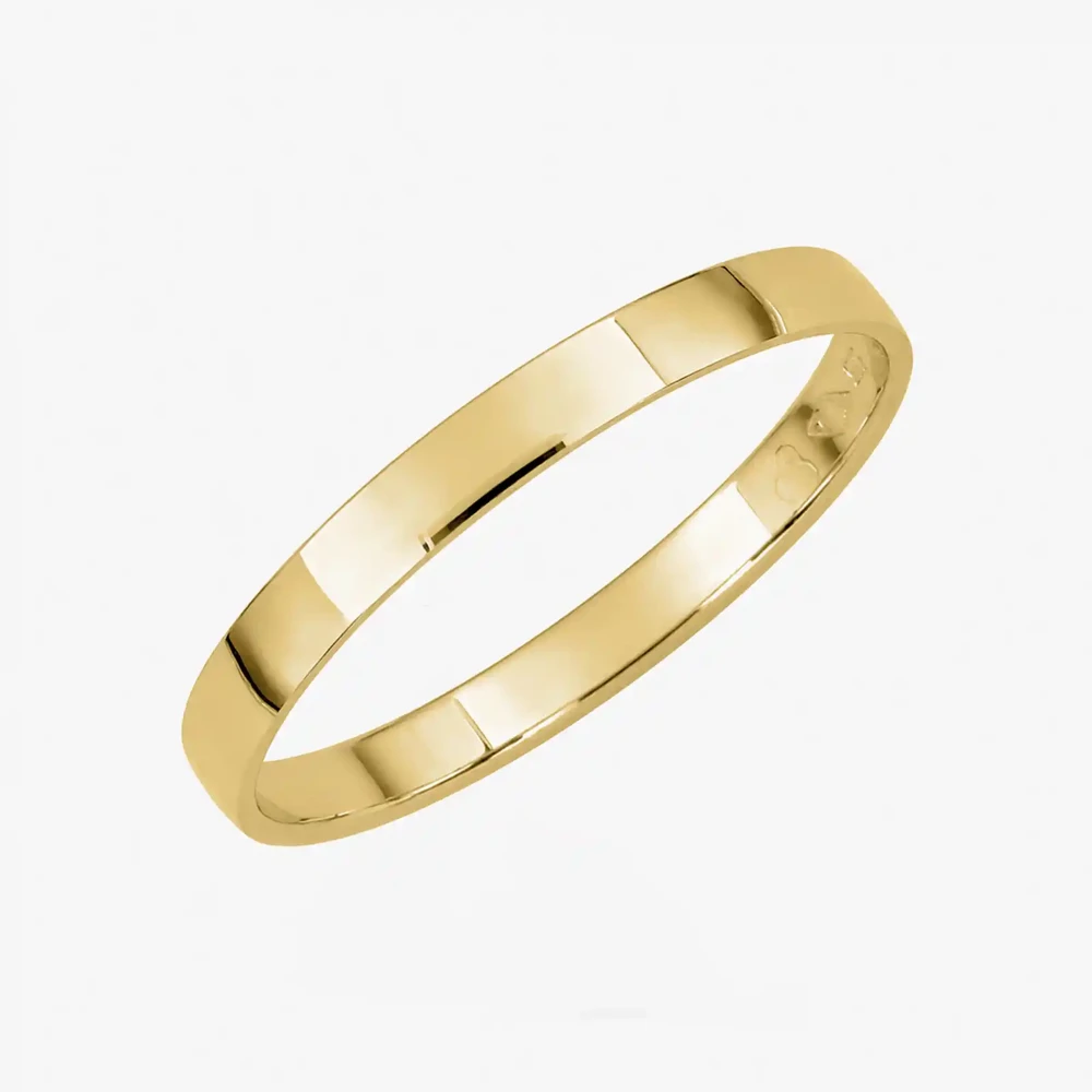 Photo de Alliance Ruban - or jaune 18 carats