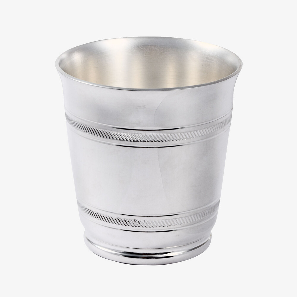 Photo de Timbale azur - métal argenté