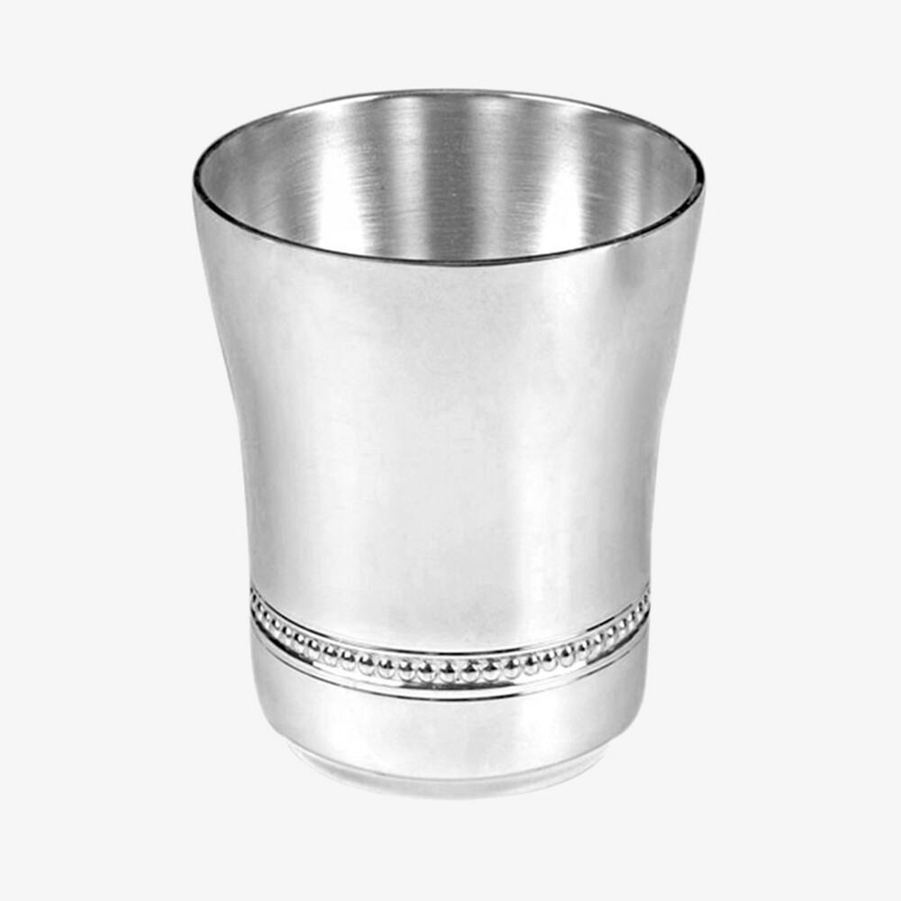 Photo de Timbale perles - métal argenté