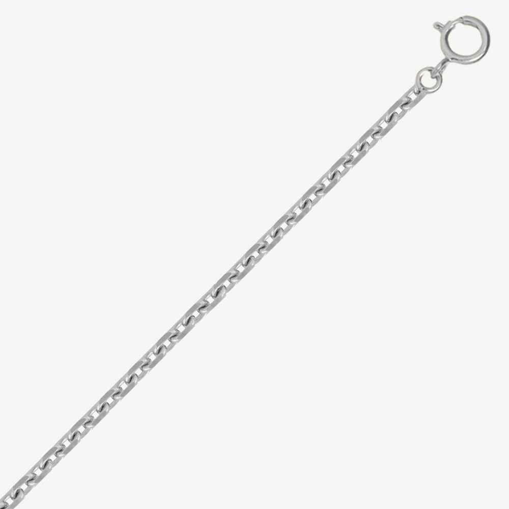 Photo de Chaine forçat - Or blanc 18 carats