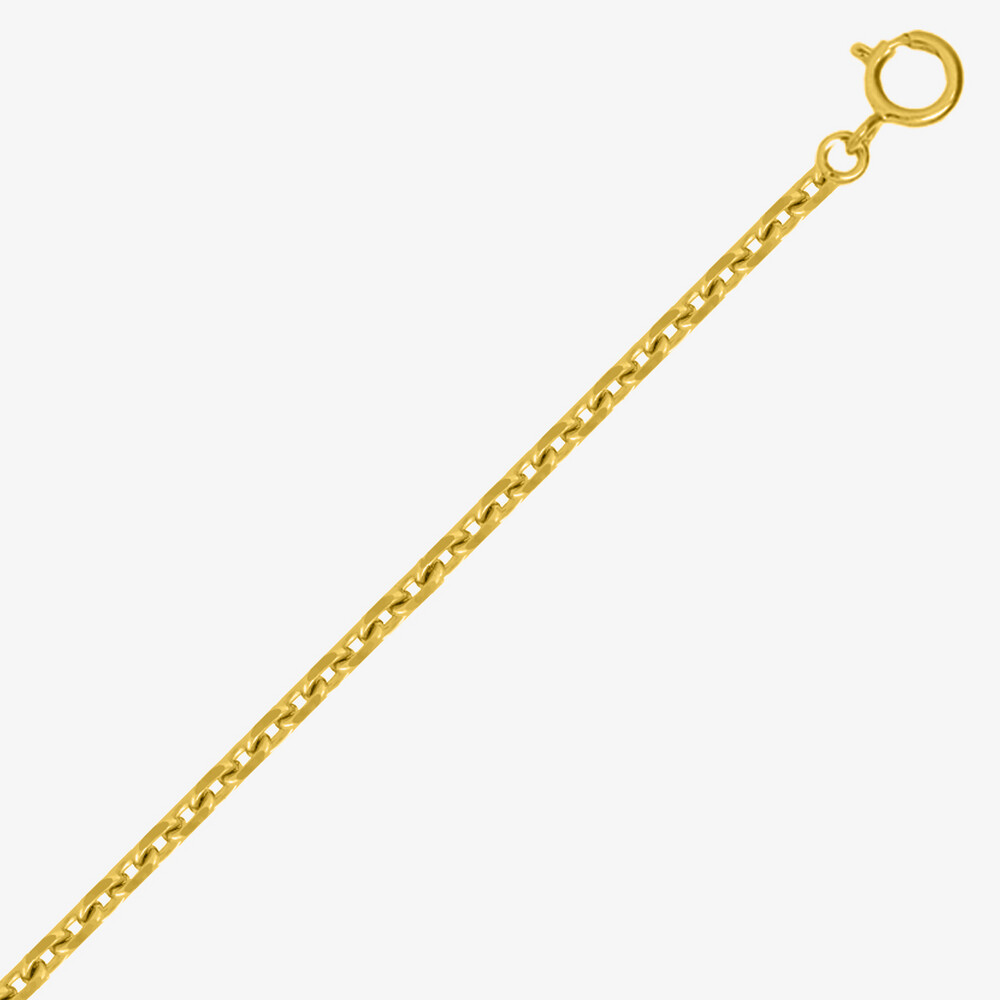 Photo de Chaine forçat - Or jaune 9 carats