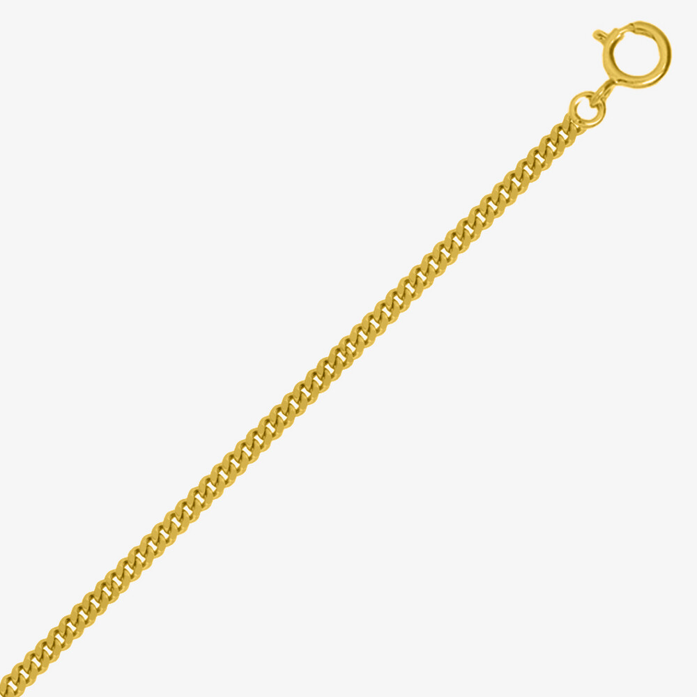 Photo de Chaine gourmette - Or jaune 9 carats