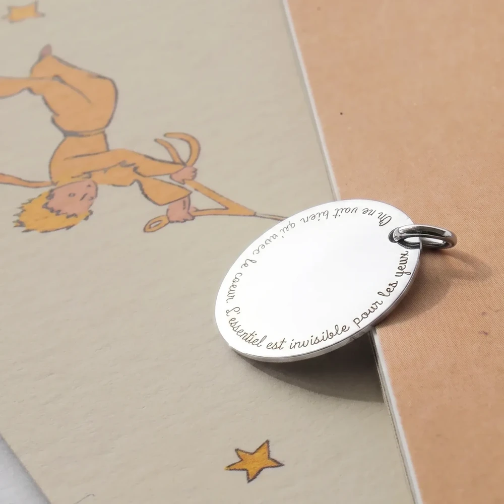 Photo de Médaille Citation " Le Petit Prince " -  Argent Massif